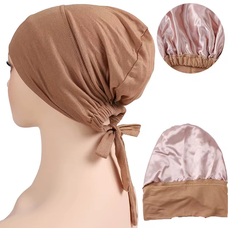 Jersey- Seiden Bonnet