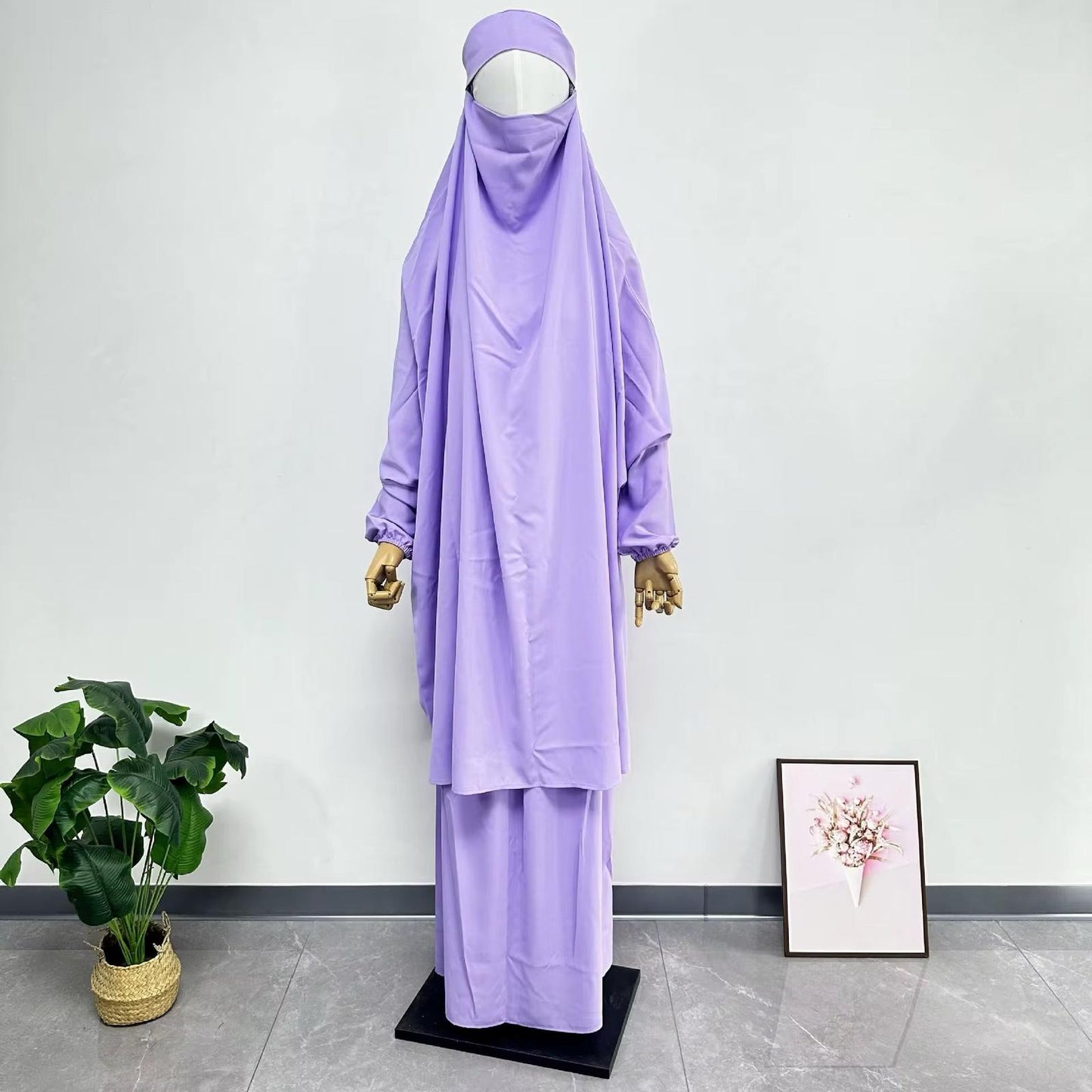 Jilbab Lilac