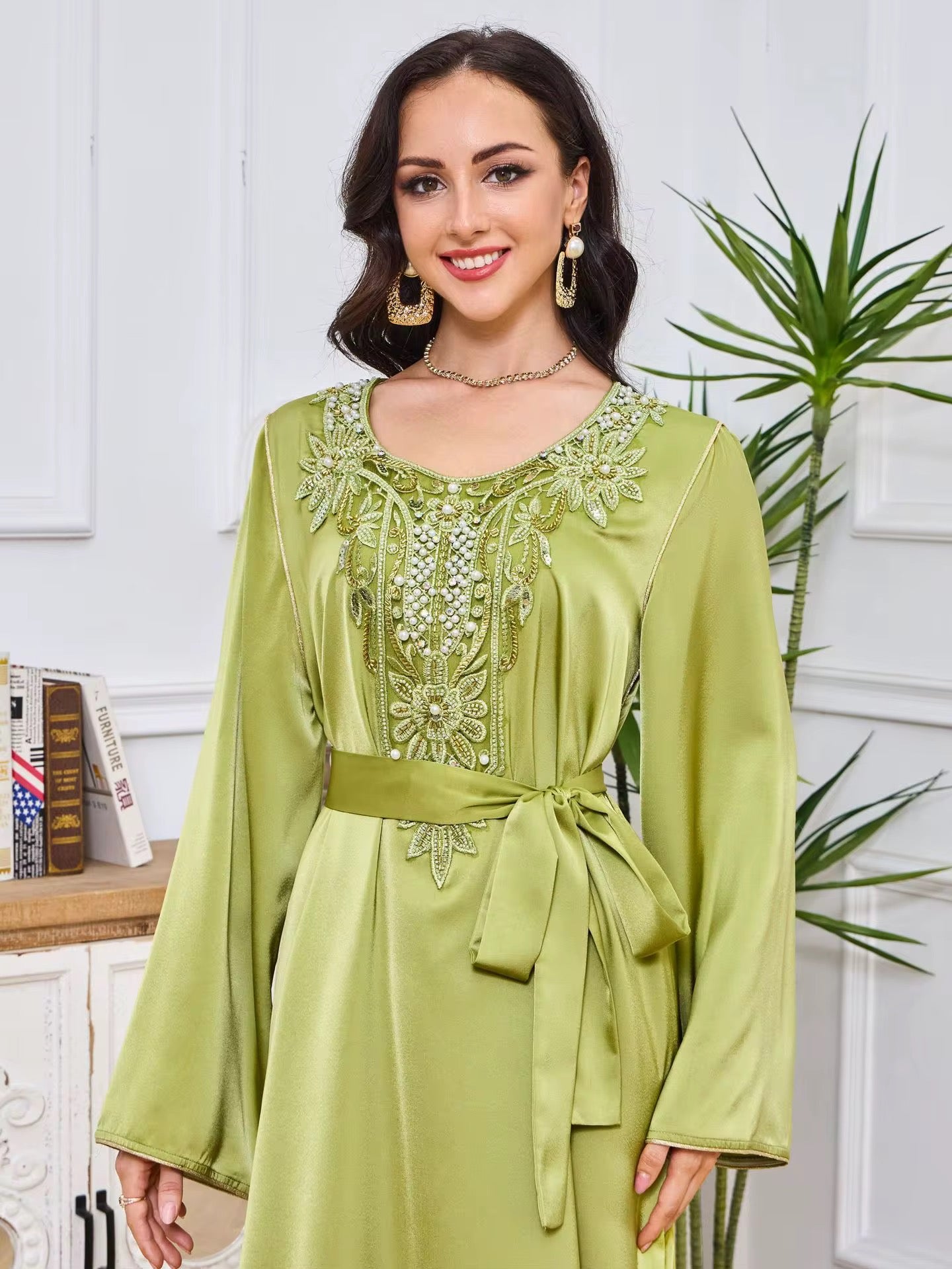 Satin Kaftan