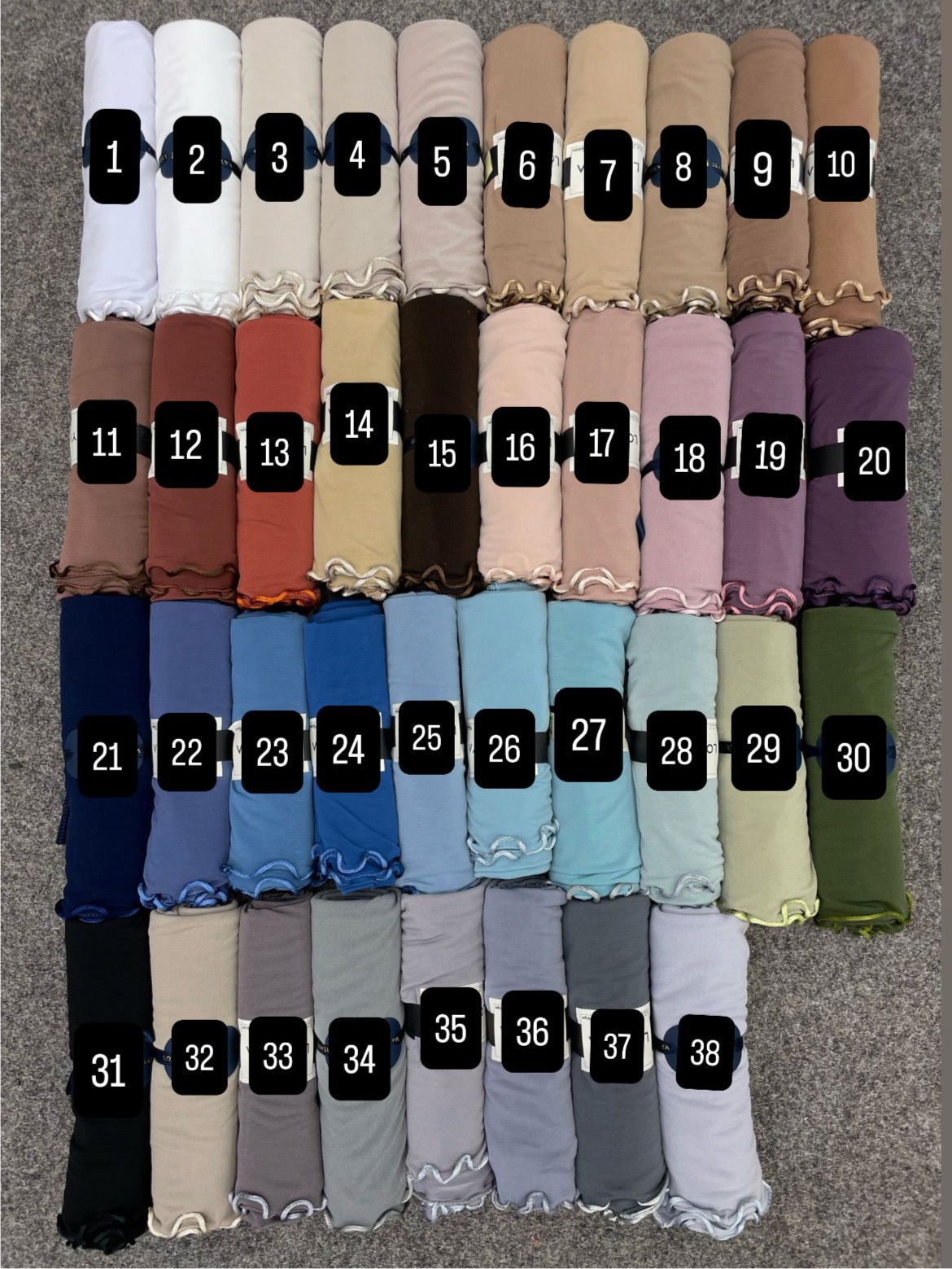 Premium Jersey Wellen Hijab 🌊