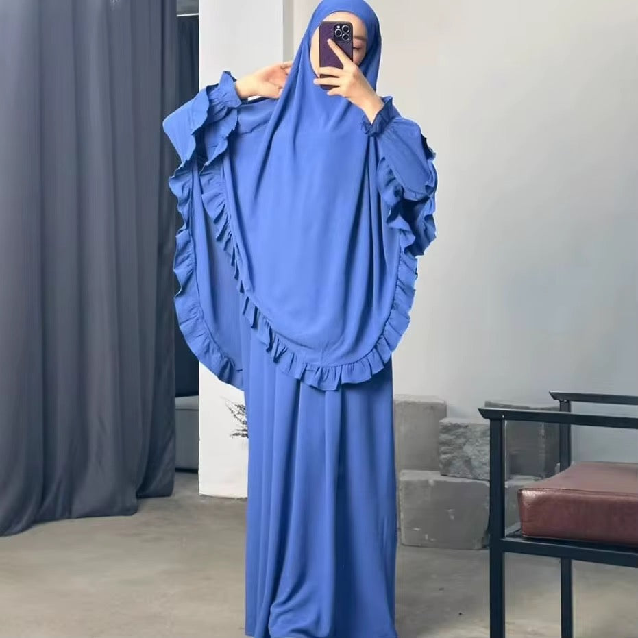 Abaya Khimar Set Flower