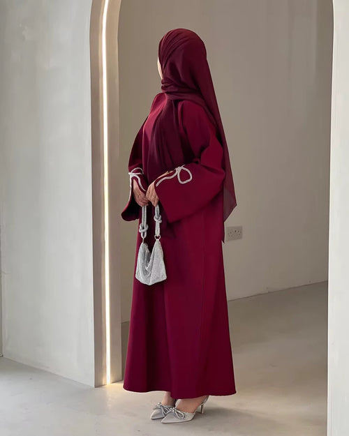 Abaya Bow (Größentabelle beachten emiratische Abaya Größe)