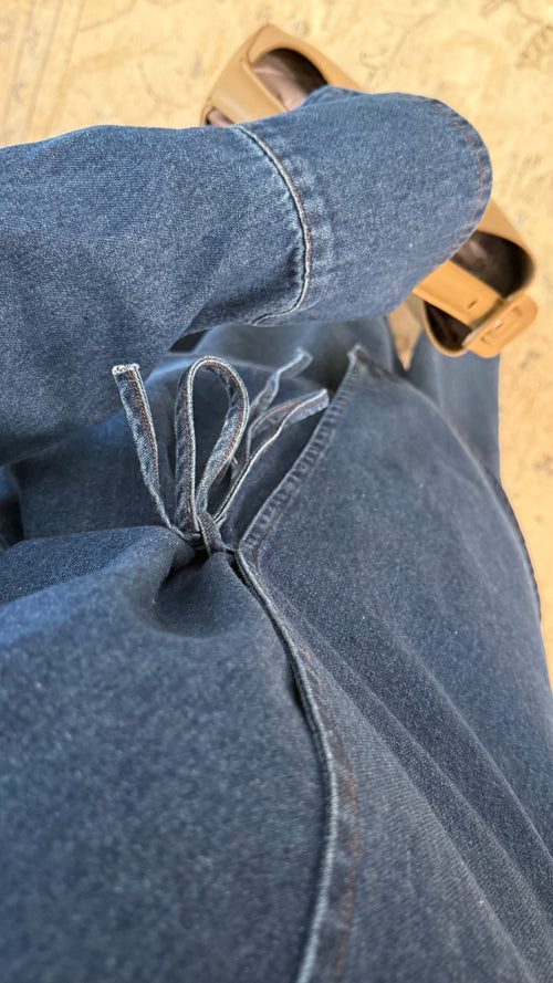 2 Teiler Jeans Schleife (mit Rock)