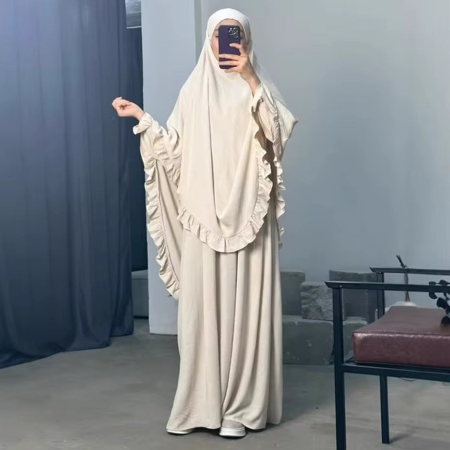 Abaya Khimar Set Flower