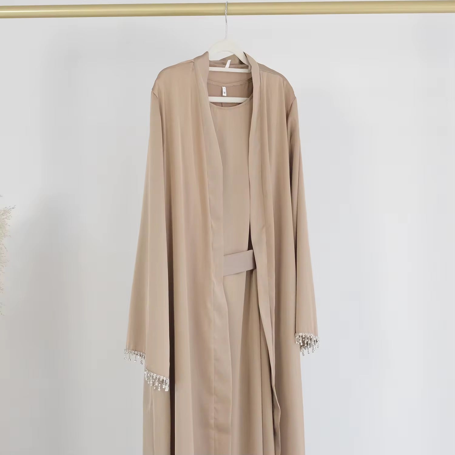 Abaya Set Diamonds (Größentabelle beachten emiratische Abaya Größe)