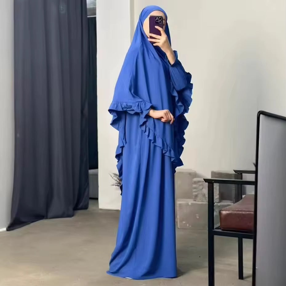 Abaya Khimar Set Flower