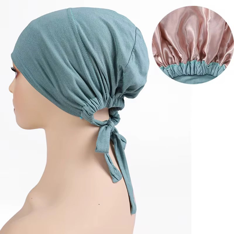 Jersey- Seiden Bonnet