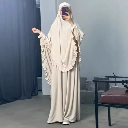 Abaya Khimar Set Flower