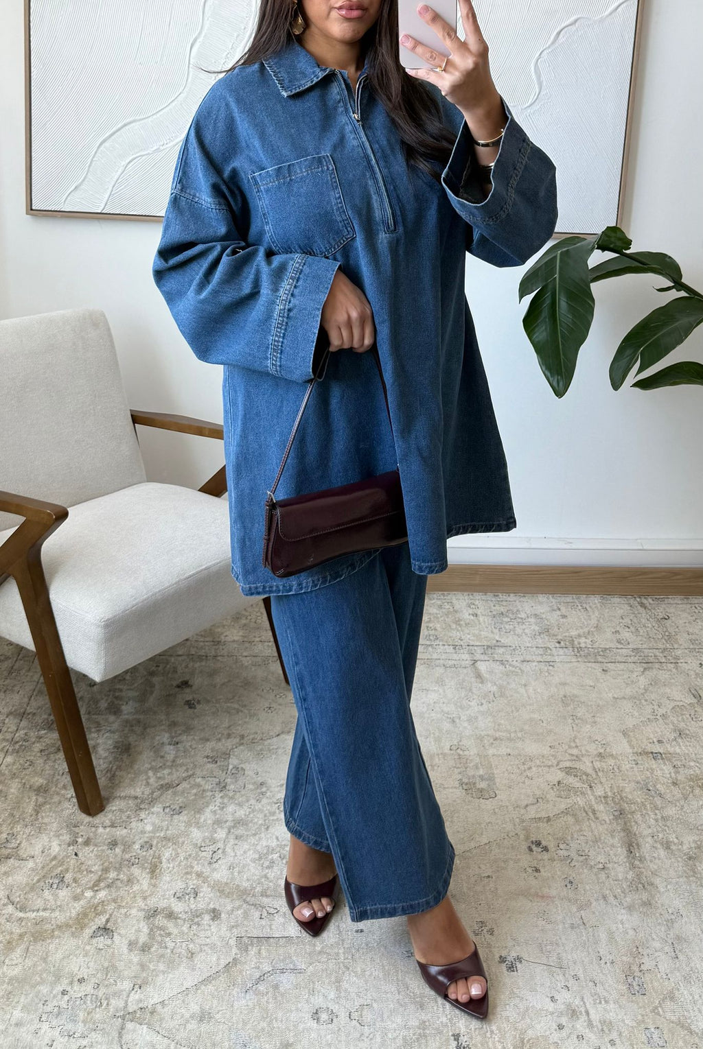 Jeans 2Teiler Reisverschluss