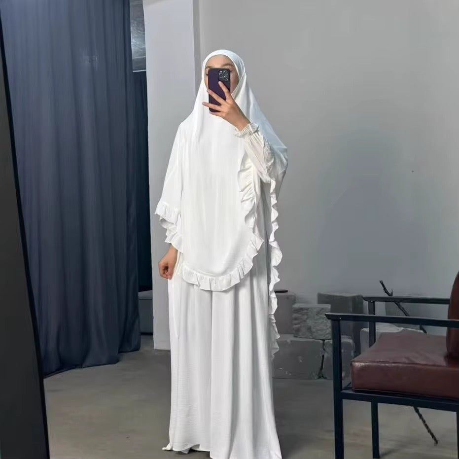 Abaya Khimar Set Flower