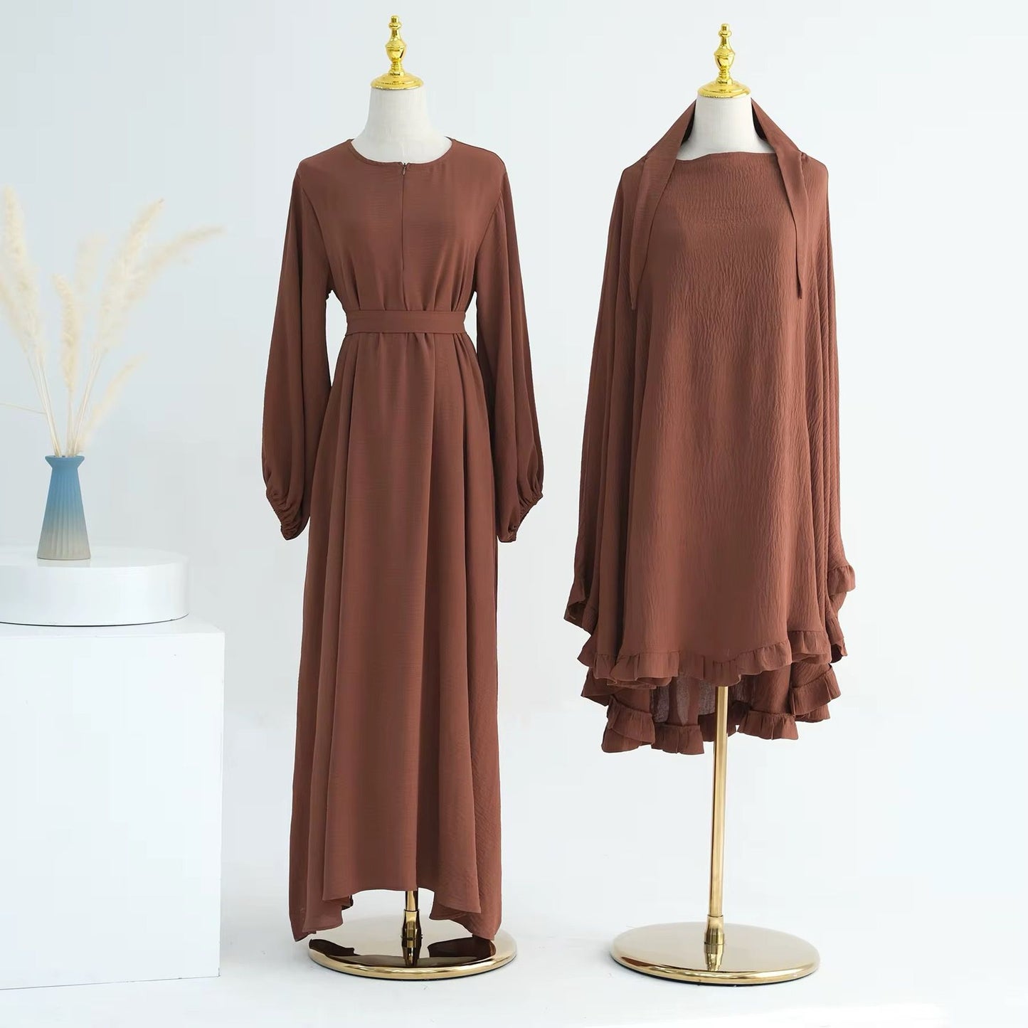 Abaya + Khimar Set Iris