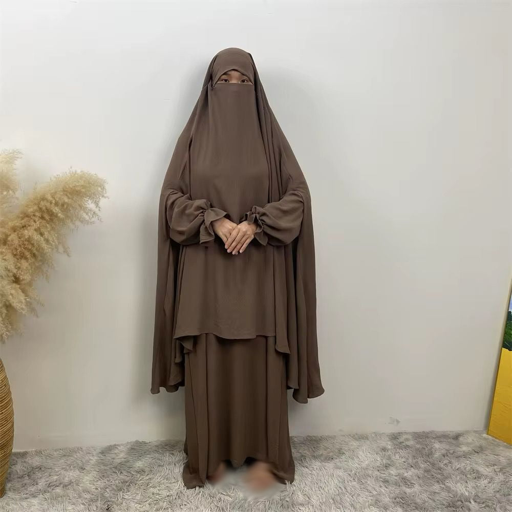 Abaya + Khimar Set Bluebell